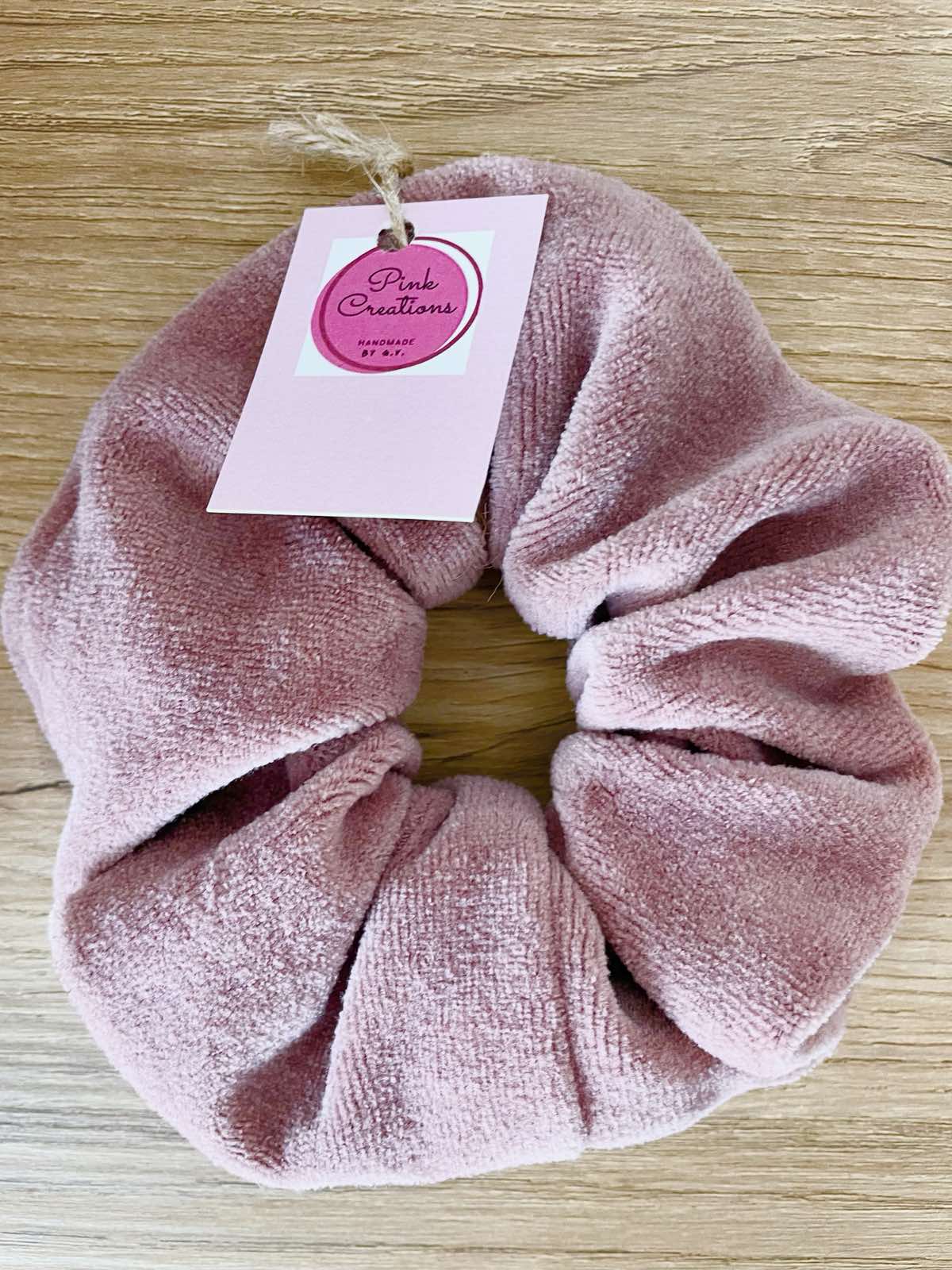 scrunchie dusty pink