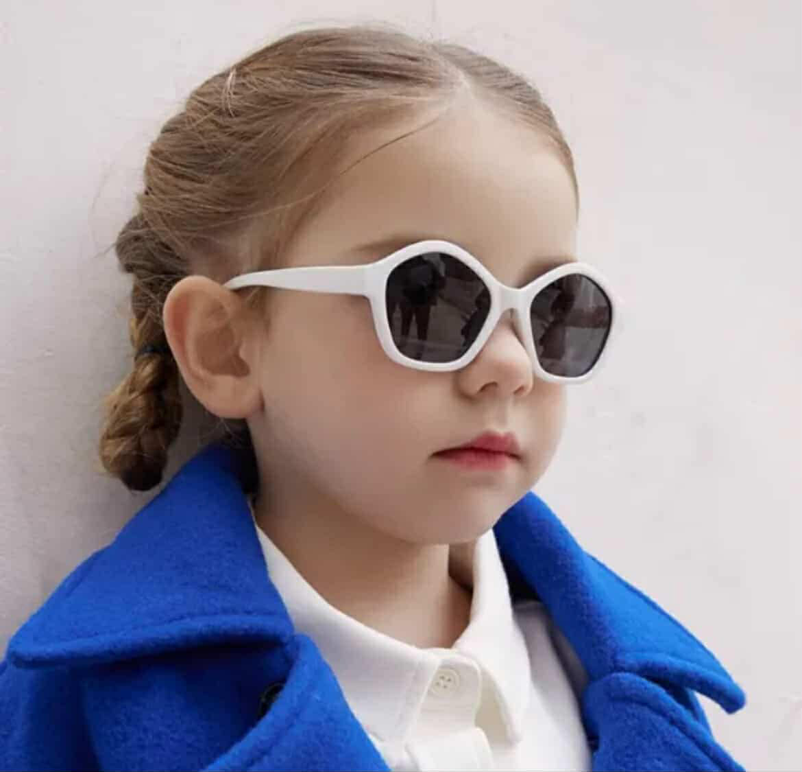 Παιδικά γυαλιά ηλίου Baby Polygon White 12 μηνών-3 ετών