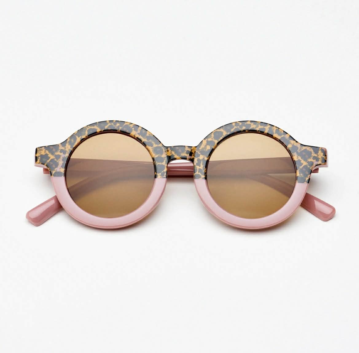 Leopard Powder Rose Sunglasses 3-6 ετών